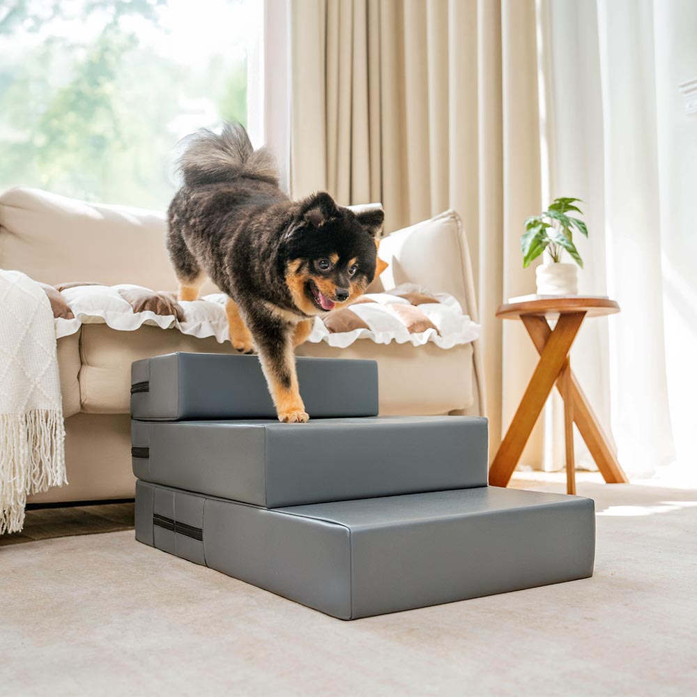Scala per animali domestici modulare multi-livello in PU impermeabile e lavabile