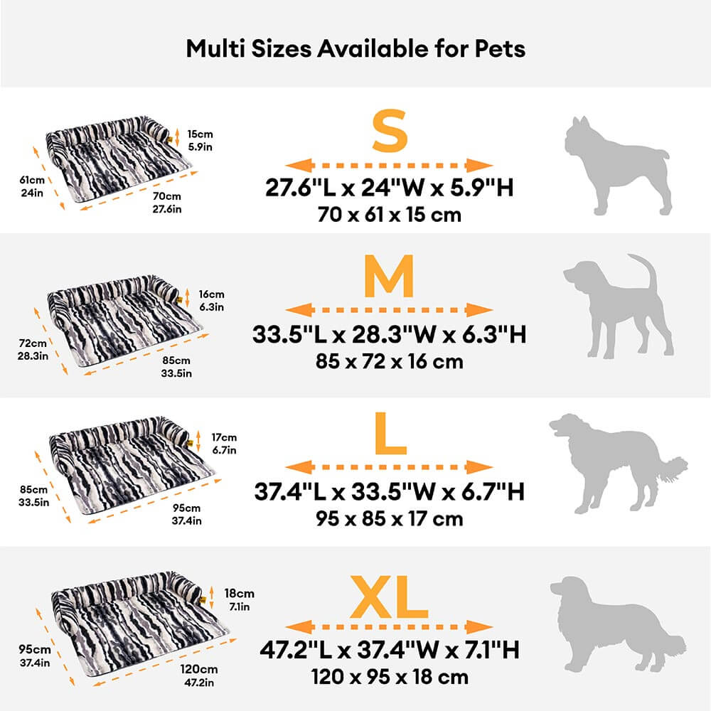 Copertura per divano in peluche nordico - PawLounge