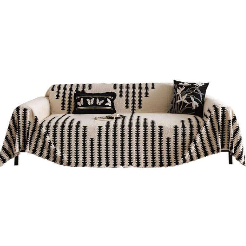 Copertura per divano in tessuto morbido e accogliente, anti-graffi, con copertura completa per la decorazione.