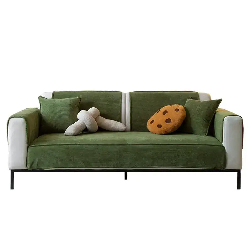 Copertura per Divano in Corduroy Chic con Antiscivolo