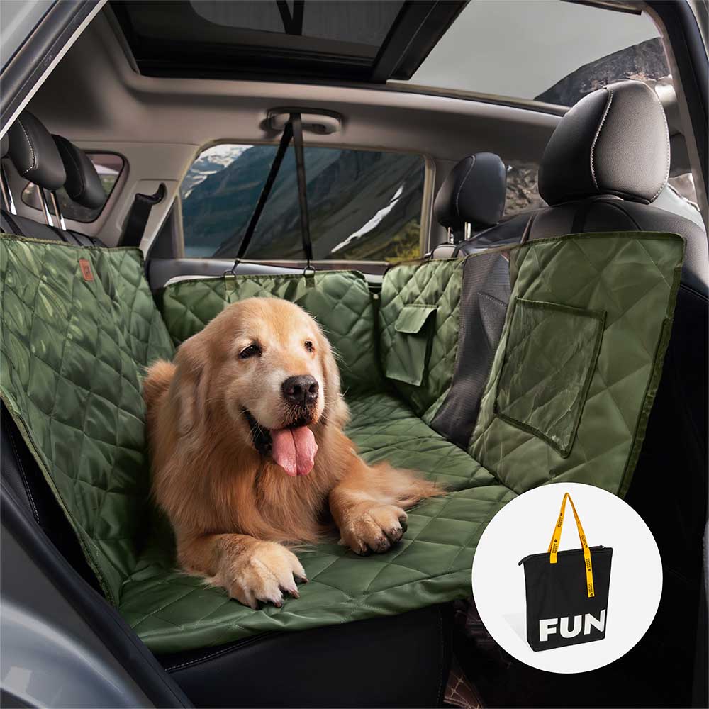 Estensore per Sedile Posteriore per Cani Extra-Large a Copertura Completa - Ideale per Viaggi e Campeggio