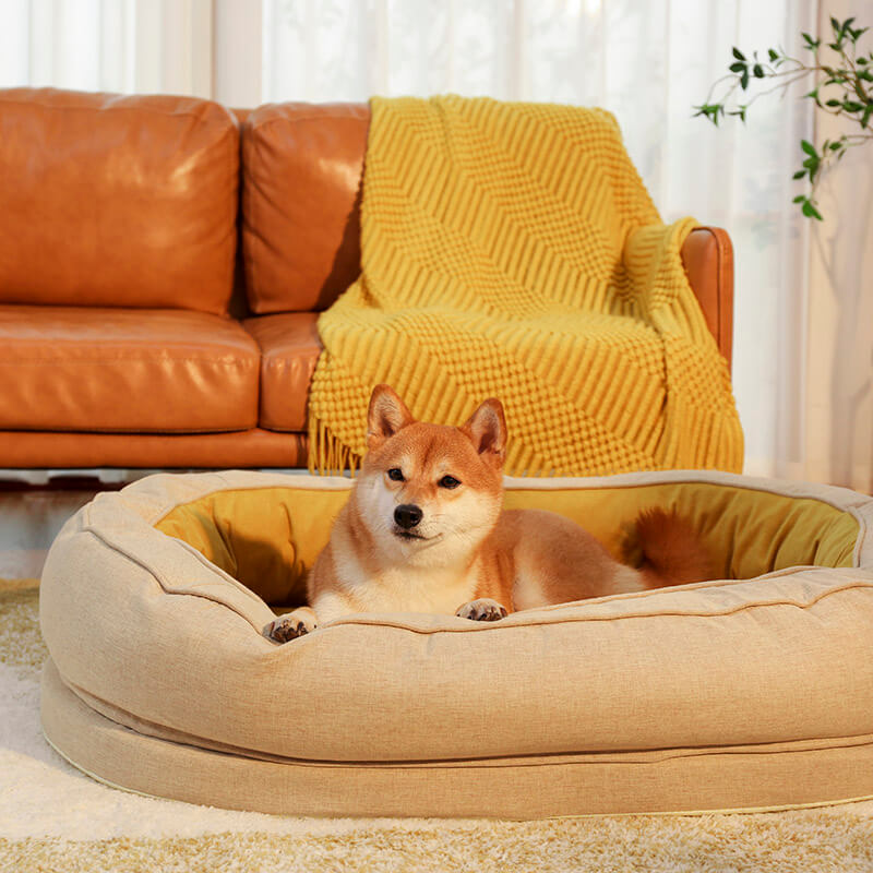 Coperta per letto - Letto a forma di ciambella per cani