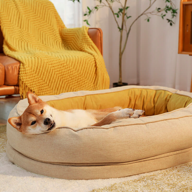 Coperta per letto - Letto a forma di ciambella per cani