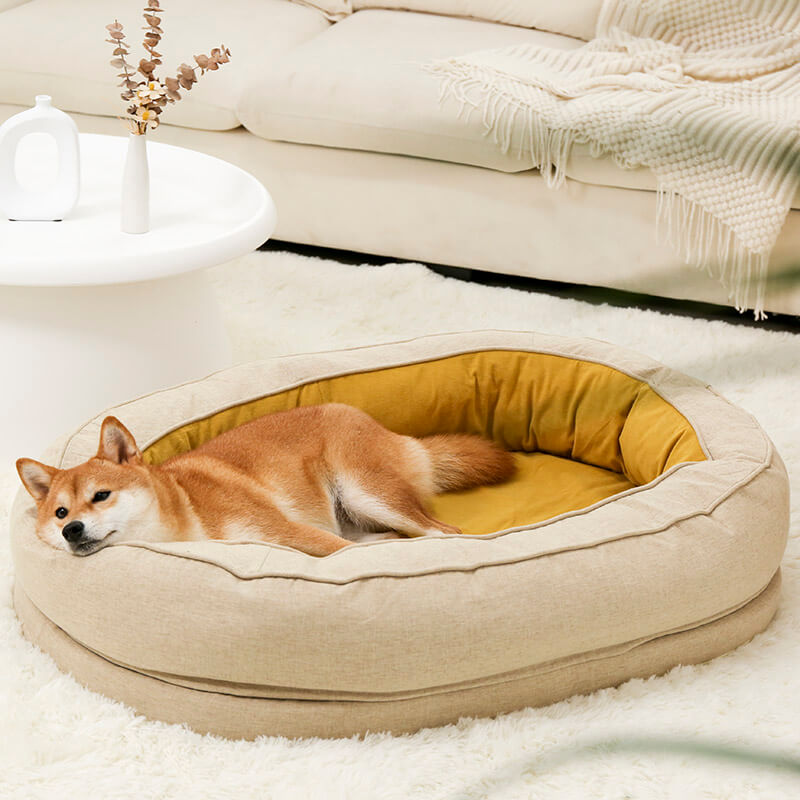 Coperta per letto - Letto a forma di ciambella per cani