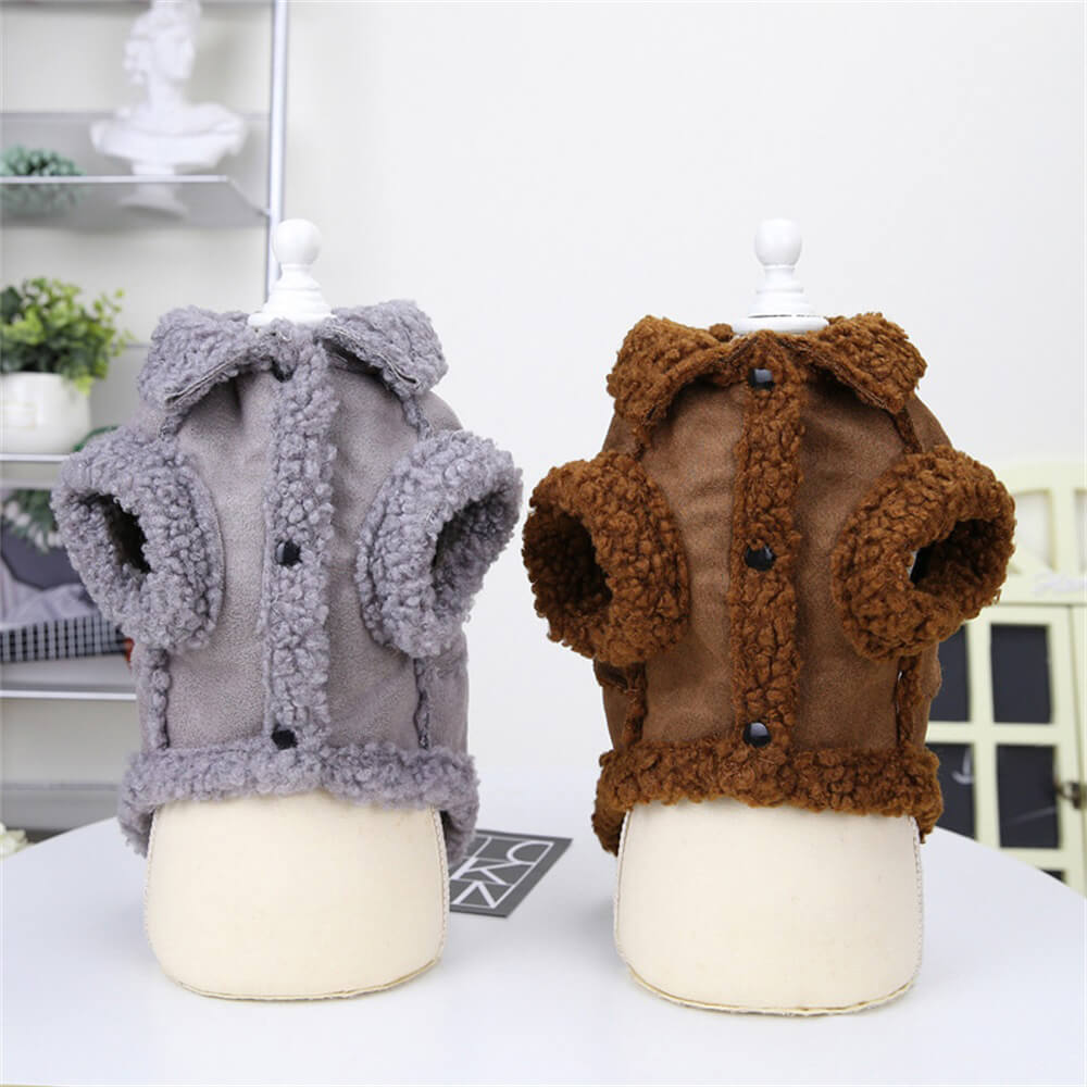 Giacca per cani in montone – Maglione invernale caldo e alla moda