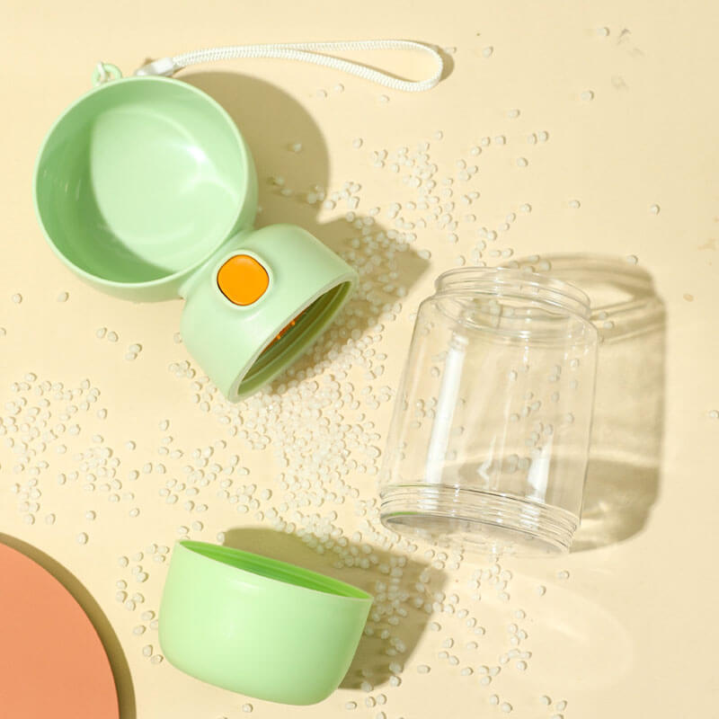 Bottiglia d'acqua per cani portatile 2 in 1 da esterno