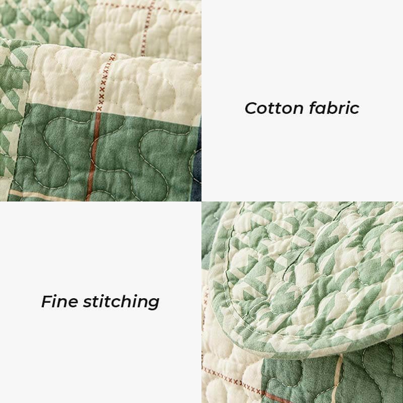 Copertura per divano in cotone a quadri antiscivolo