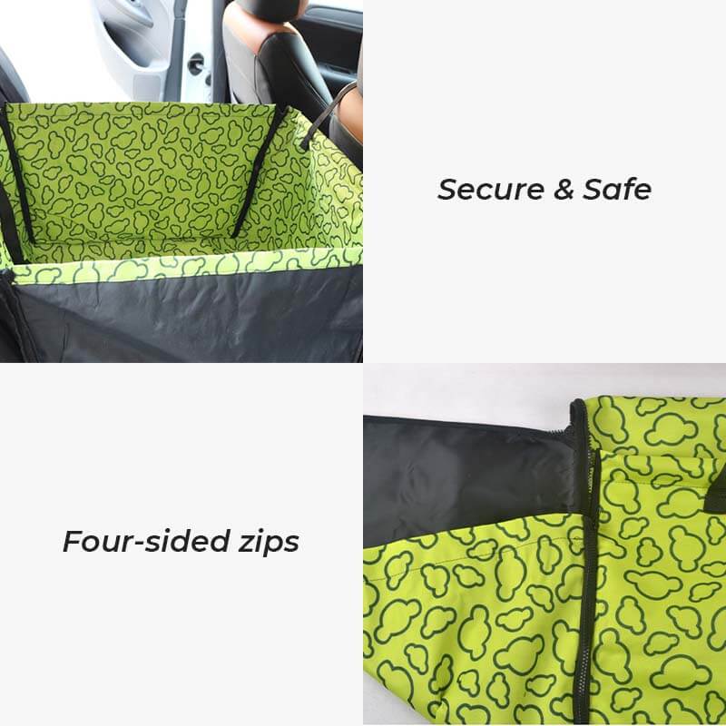 Copertura per seggiolino auto per cani pieghevole e waterproof spessa