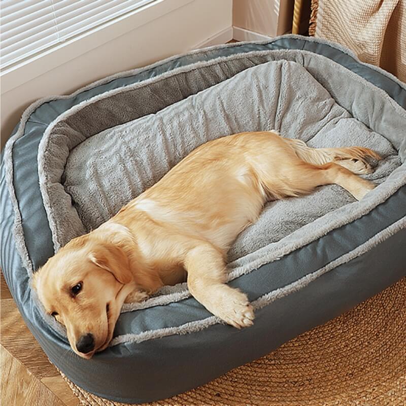 Grande Letto per Cani Profondo e Caldo per Dormire