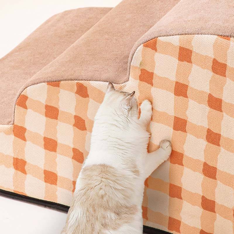 Scala per cani removibile con pattern semplice per arrampicarsi