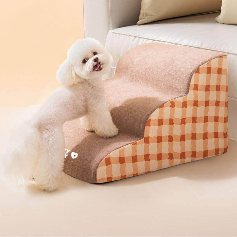 Scala per cani removibile con pattern semplice per arrampicarsi