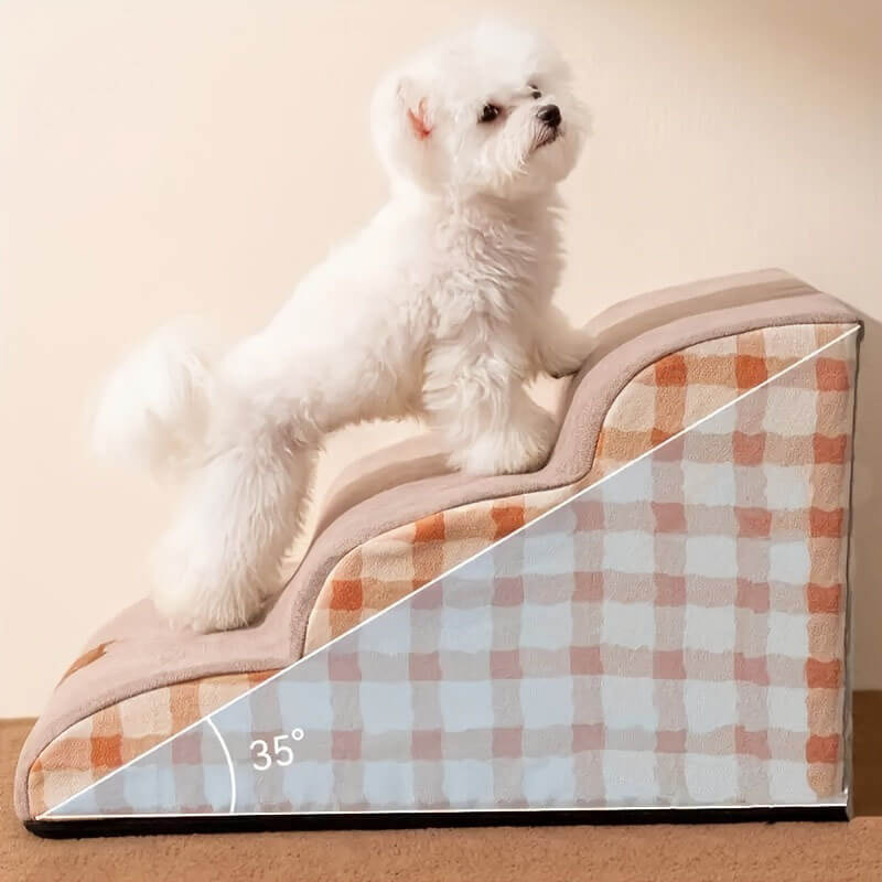 Scala per cani removibile con pattern semplice per arrampicarsi