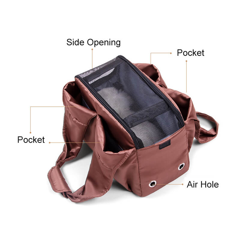 Borsa da trasporto per animali domestici a spalla portatile