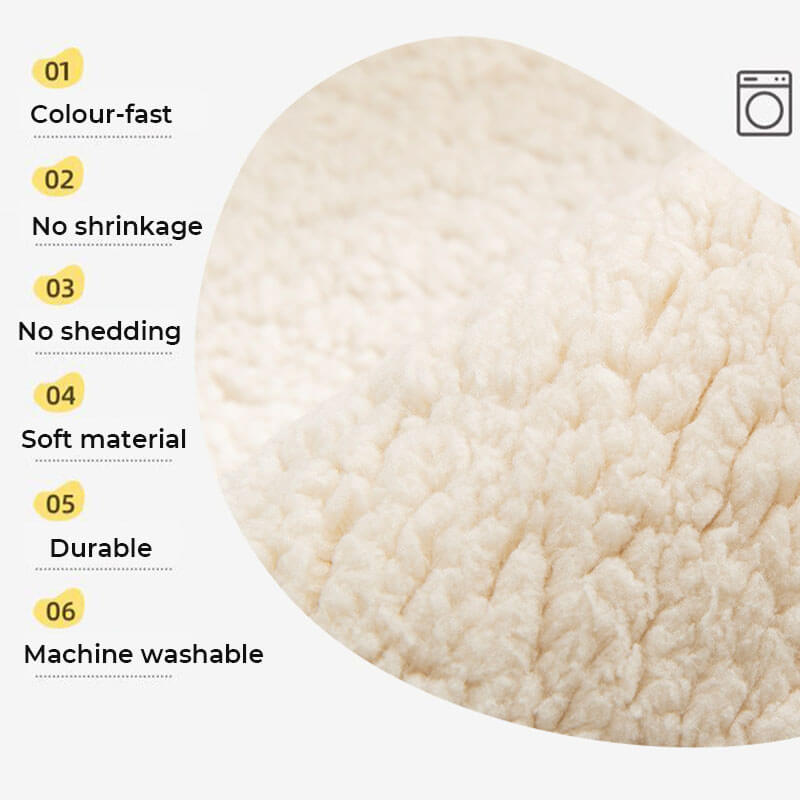 Copertura per divano impermeabile in morbido pile sherpa sintetico antiscivolo