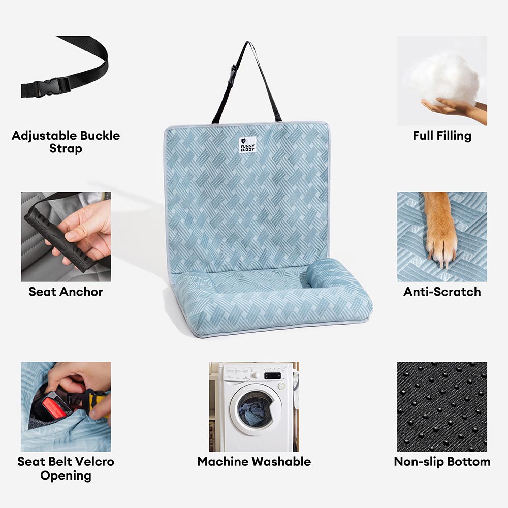 Cuscino di Sicurezza per Viaggi Rinfrescante per Cani di Grande Taglia - Chill Rover