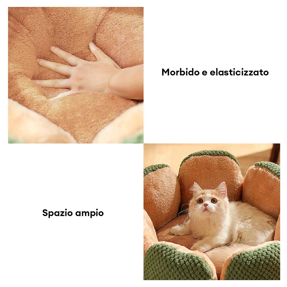 Letto per animali domestici a forma di cactus comodo
