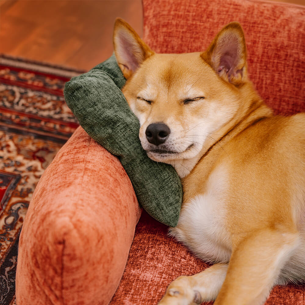 Divano letto per cani e gatti in tessuto chenille stile vintage