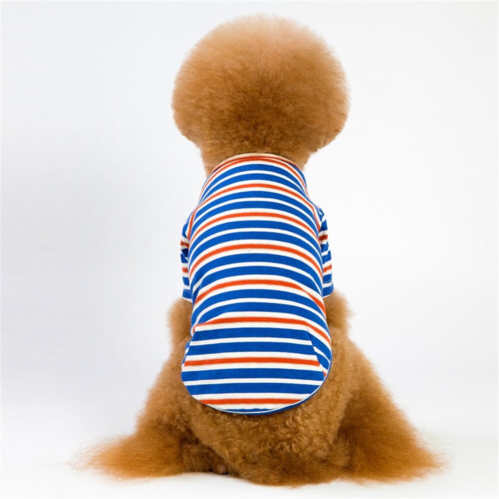 Summer Colorful Striped Fashion Two Legs Pet Dog Clothes