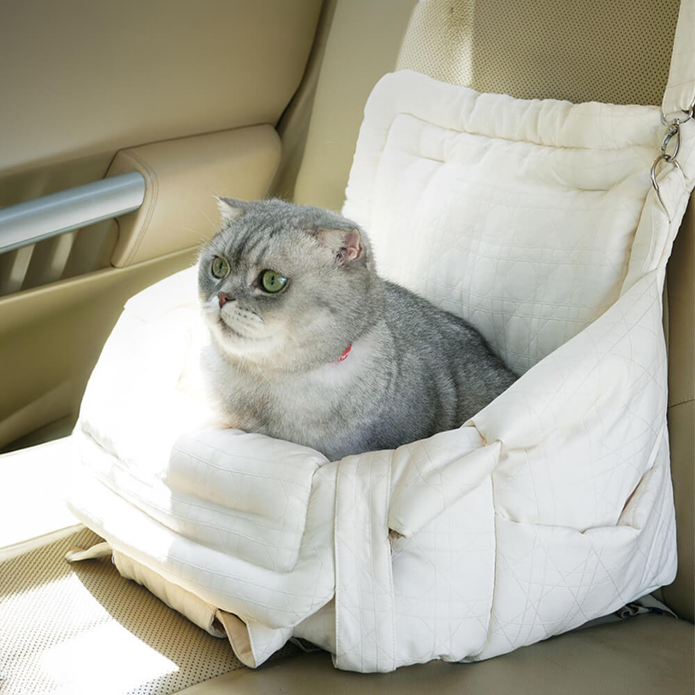 Borsa per animali domestici portatile multiuso con seggiolino auto per cani e letto