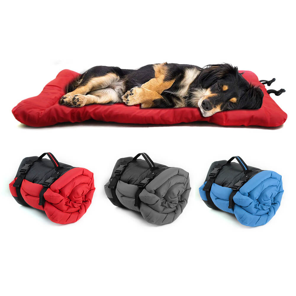 Materassino da viaggio per cani pieghevole, resistente e impermeabile per esterni