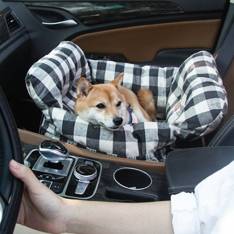 Lettino Auto Portatile per Cani Grandi con Sponde