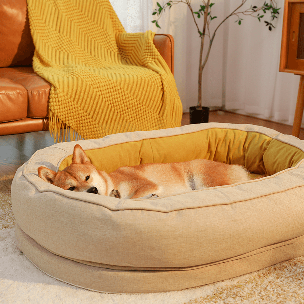 Letto ortopedico a ciambella per cani