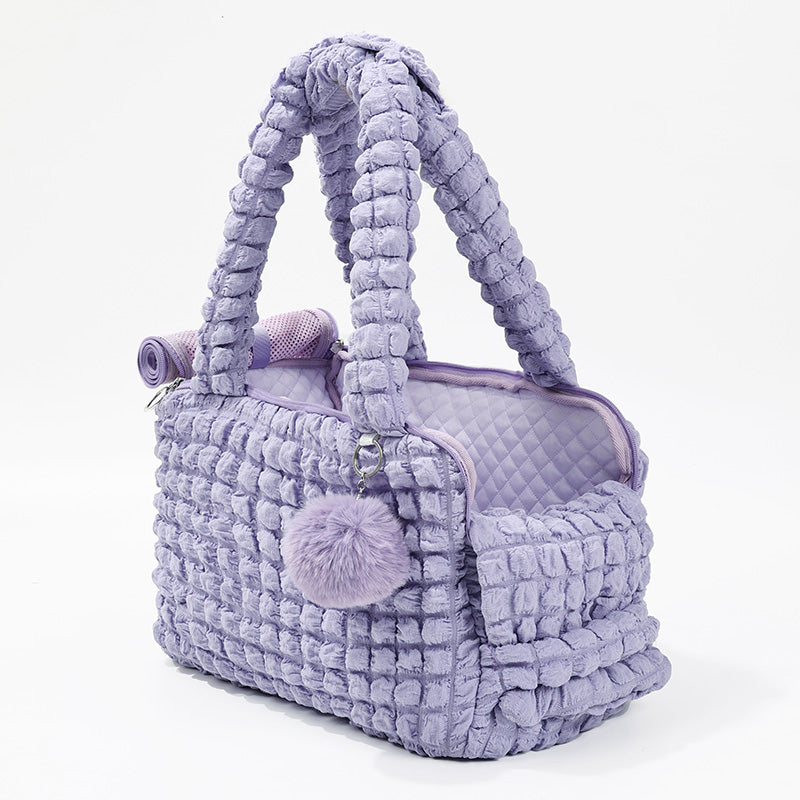 Borsa per trasportare animali domestici trendy, comoda, leggera, traspirante e rimovibile.