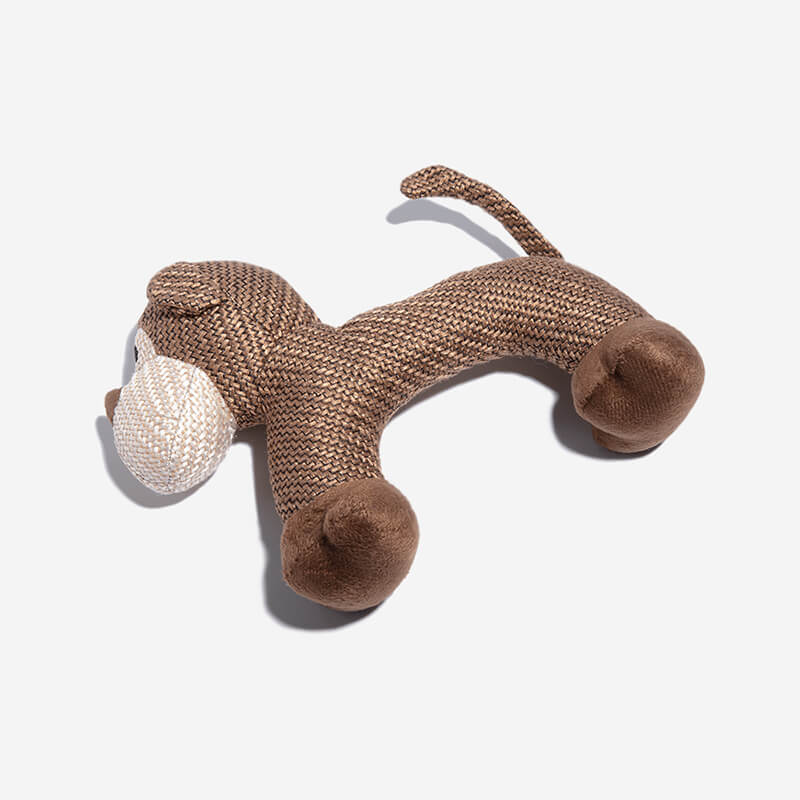 Giocattolo in peluche squeaky per cani