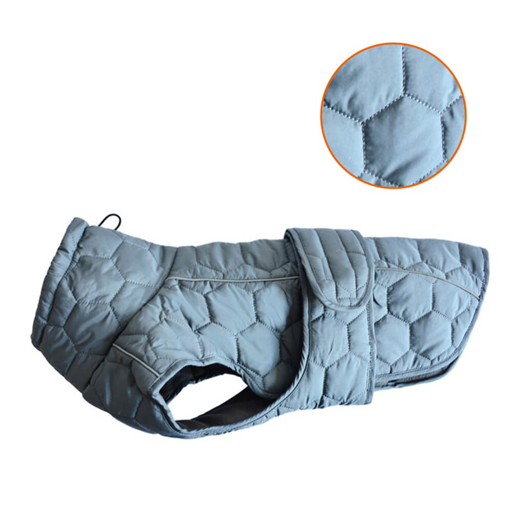 Quilted Outdoor Dog Vest - Warm and Durable for Hiking and Adventures