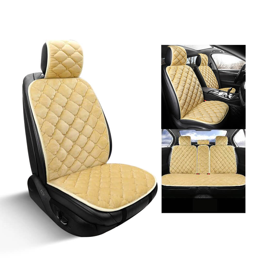 Cuscino per sedile auto di lusso in peluche caldo e spesso