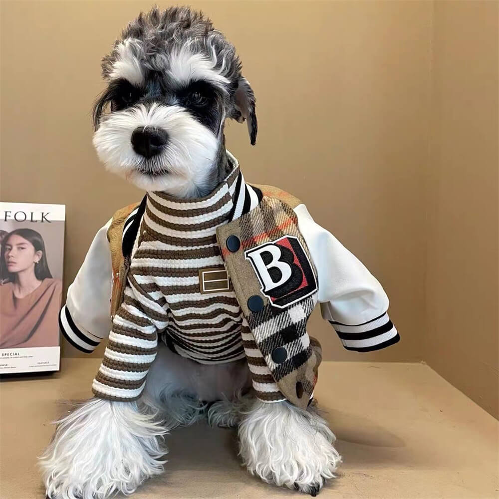 Giacca per cani in plaid – Abbigliamento sportivo e alla moda per cani