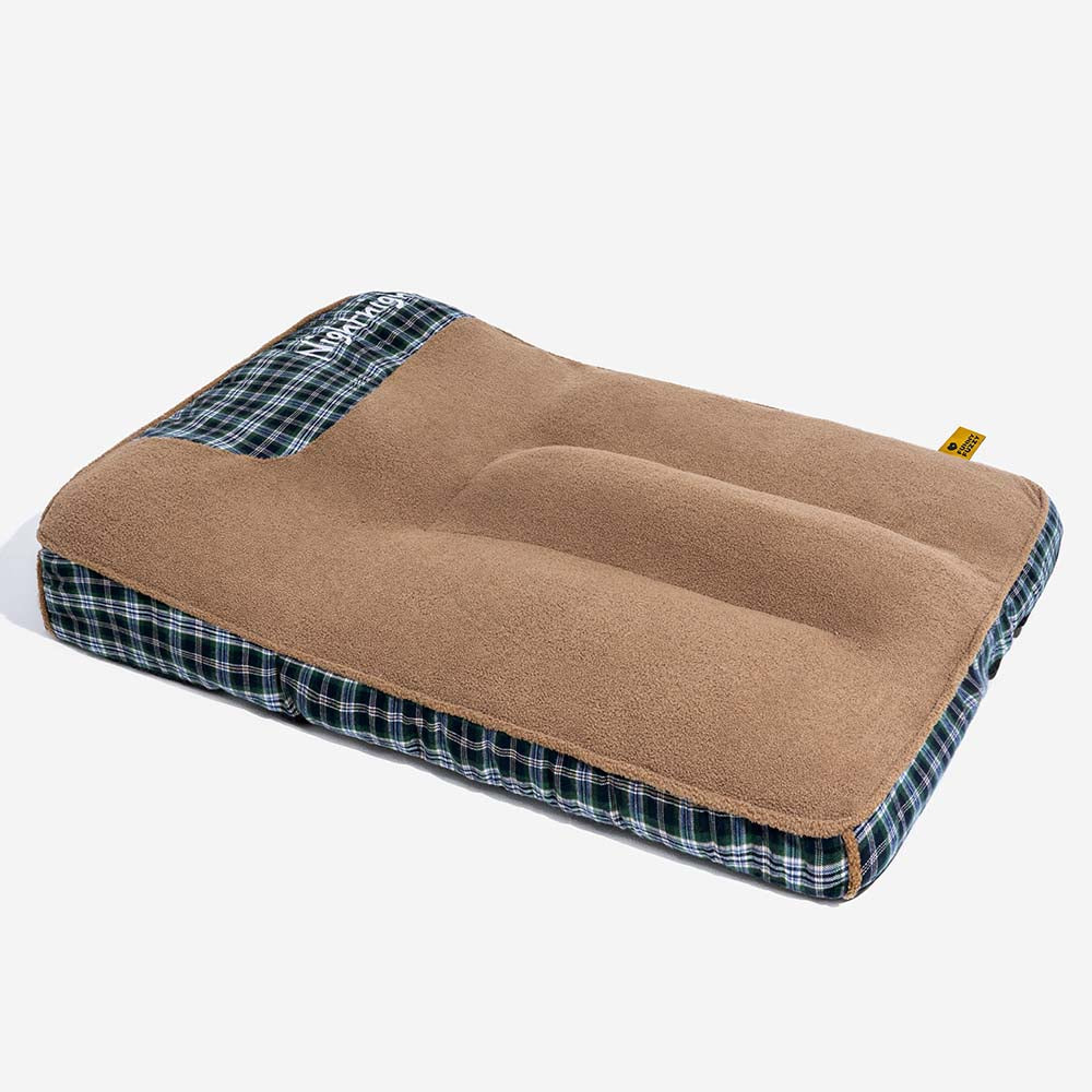 Letto per cani rettangolare extra large lavabile in tessuto teddy fluffy - Buonanotte