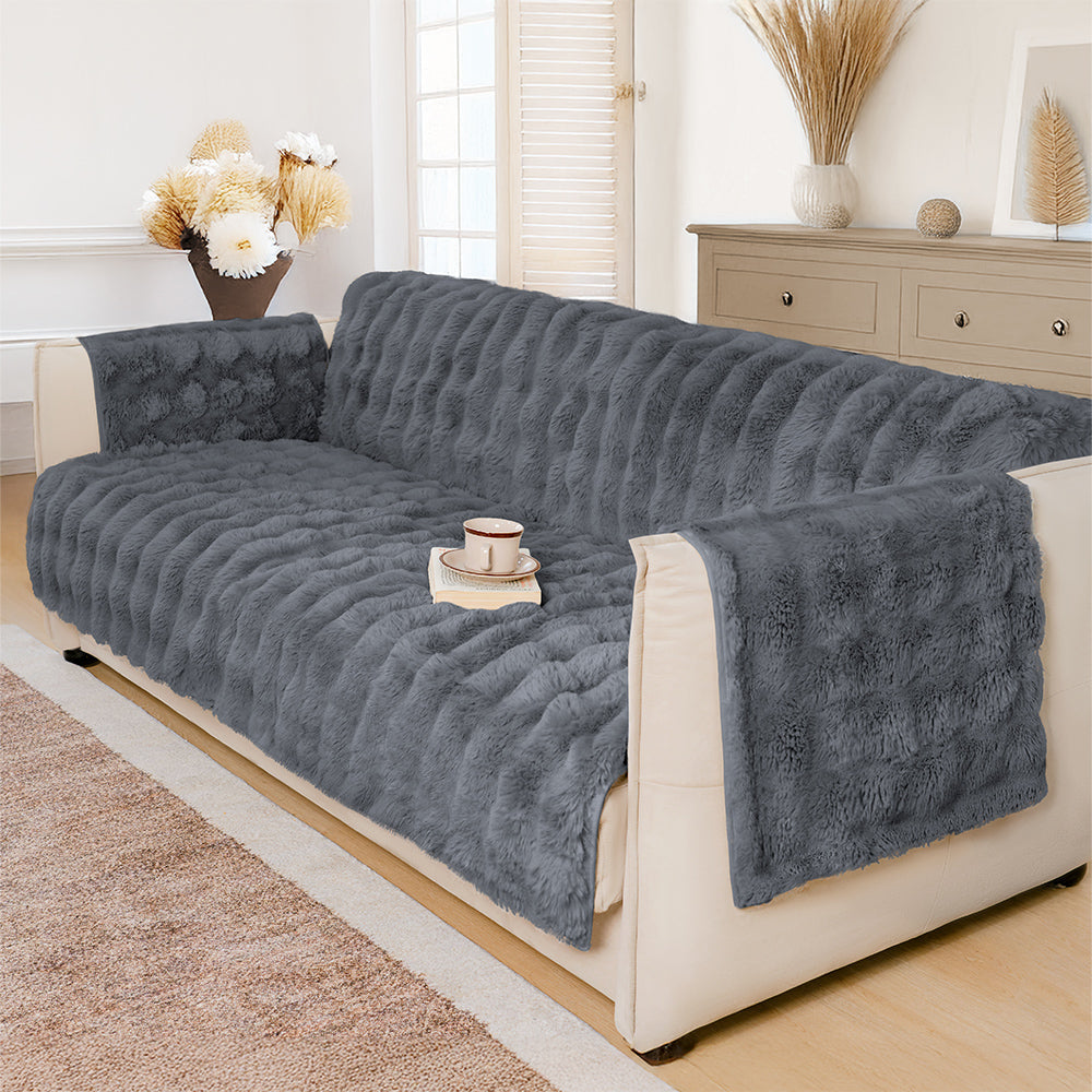 Copertura per divano impermeabile in peluche morbido protettore per mobili - EverDry