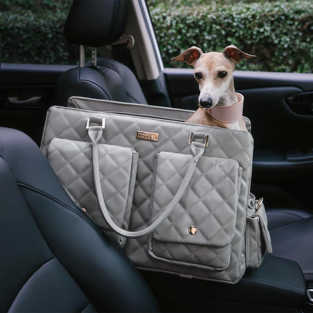 Borsa per animali da viaggio condivisa, grande, elegante, multifunzionale, per cani umani e cani - Coda errante