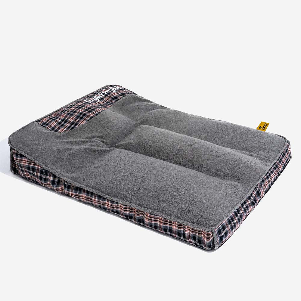 Letto per cani rettangolare extra large lavabile in tessuto teddy fluffy - Buonanotte
