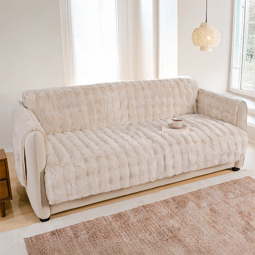 Copertura per divano impermeabile in peluche morbido protettore per mobili - EverDry
