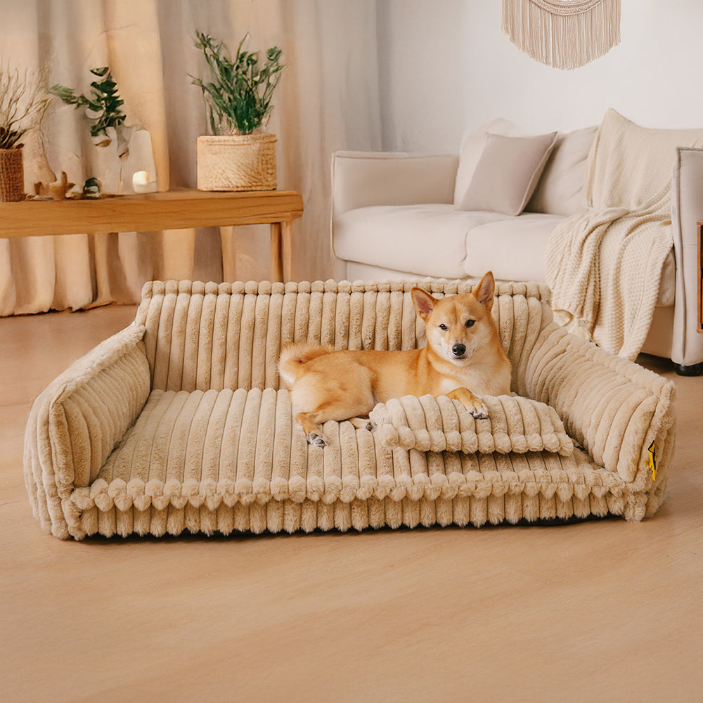 Grande cuscino lavabile per cani, morbido ortopedico, soffice divano letto per cani: sogno snoozy