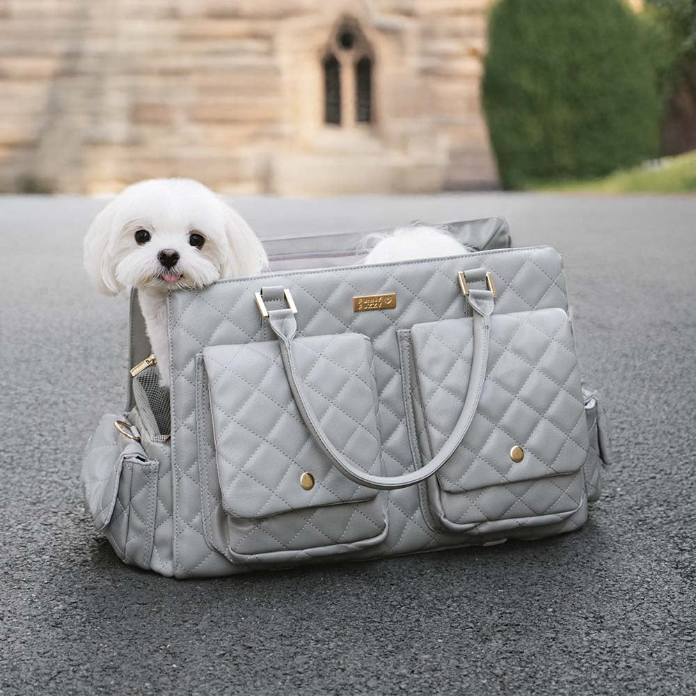 Borsa per animali da viaggio condivisa, grande, elegante, multifunzionale, per cani umani e cani - Coda errante