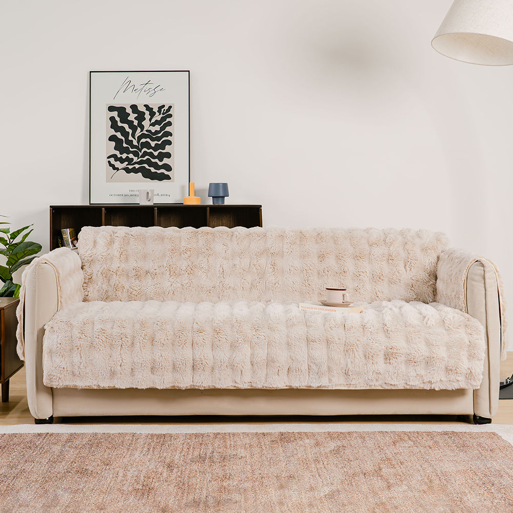 Copertura per divano impermeabile in peluche morbido protettore per mobili - EverDry