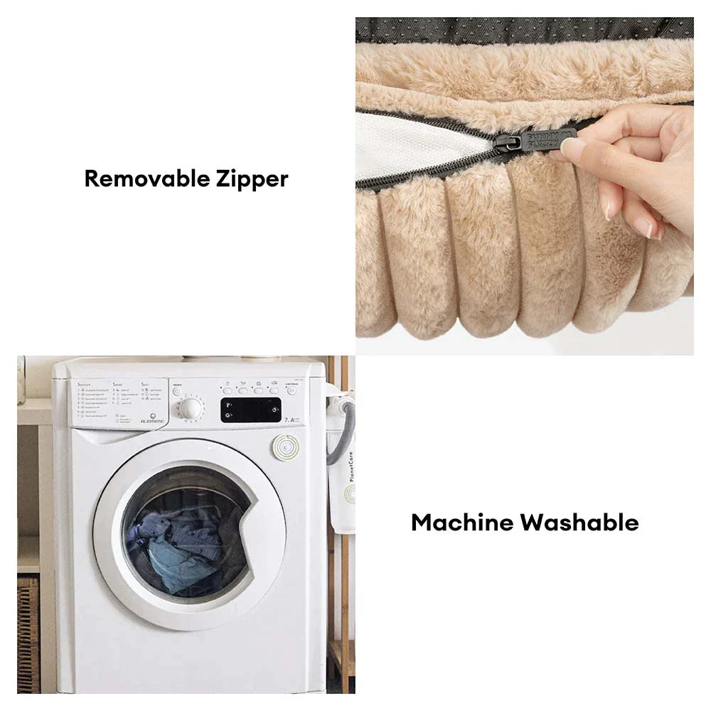 Cuscino con Wedge Ortodontico Rimovibile in Velluto - CozySlope