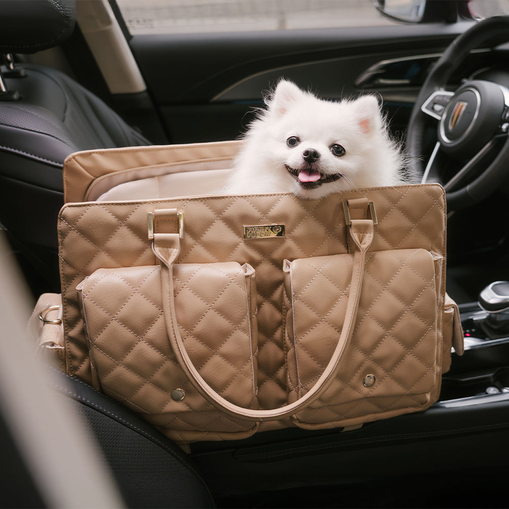 Borsa per animali da viaggio condivisa, grande, elegante, multifunzionale, per cani umani e cani - Coda errante