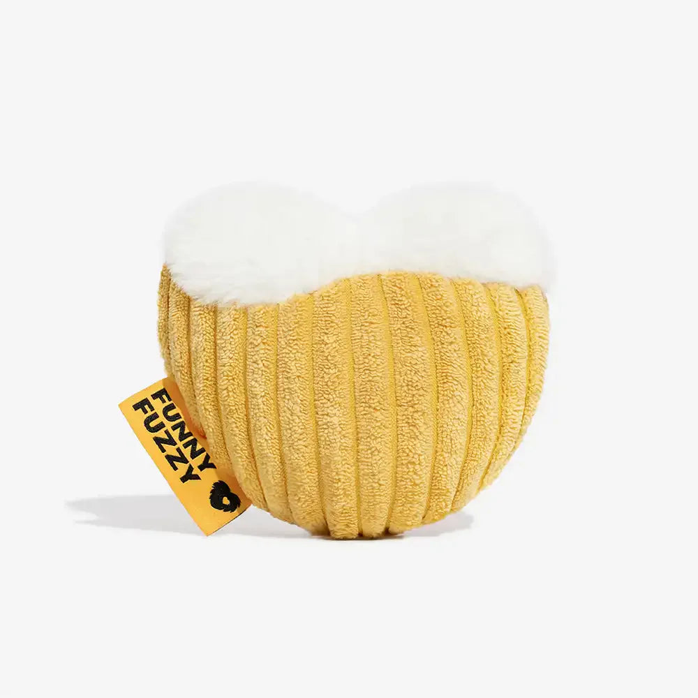 Giochi di peluche con sibilo per cani FUNNYFUZZY per Capodanno - Birra Cheers