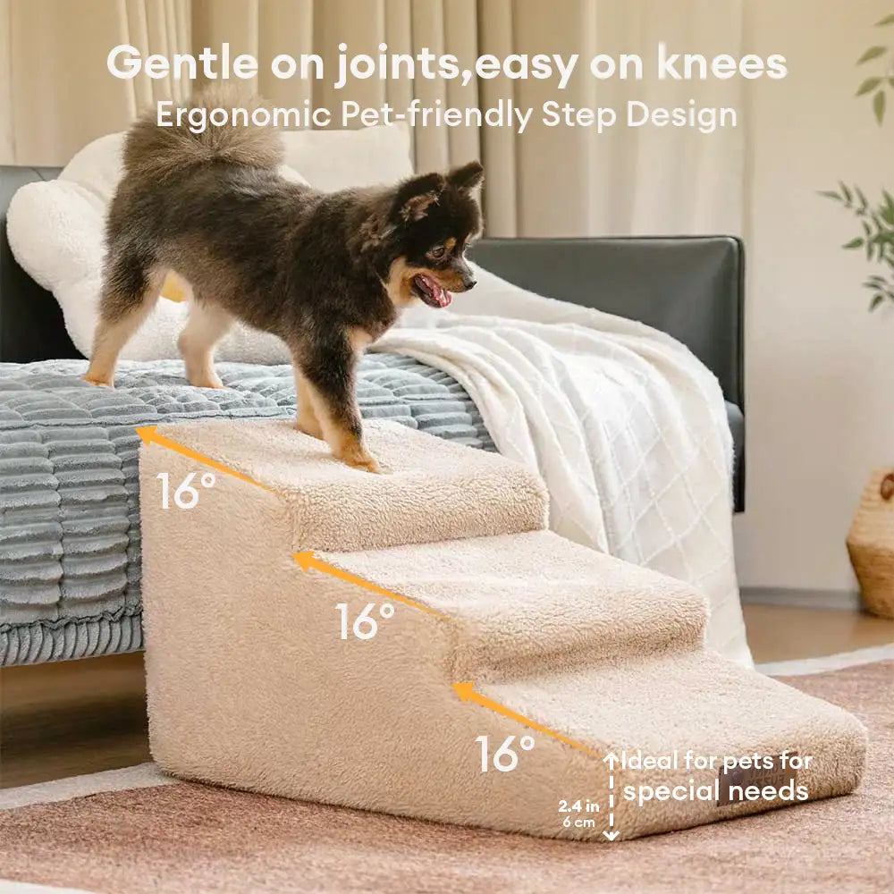 Rampa per cani morbida, scale per aiutare l'arrampicata per accedere al letto e al divano, protezione per le articolazioni.