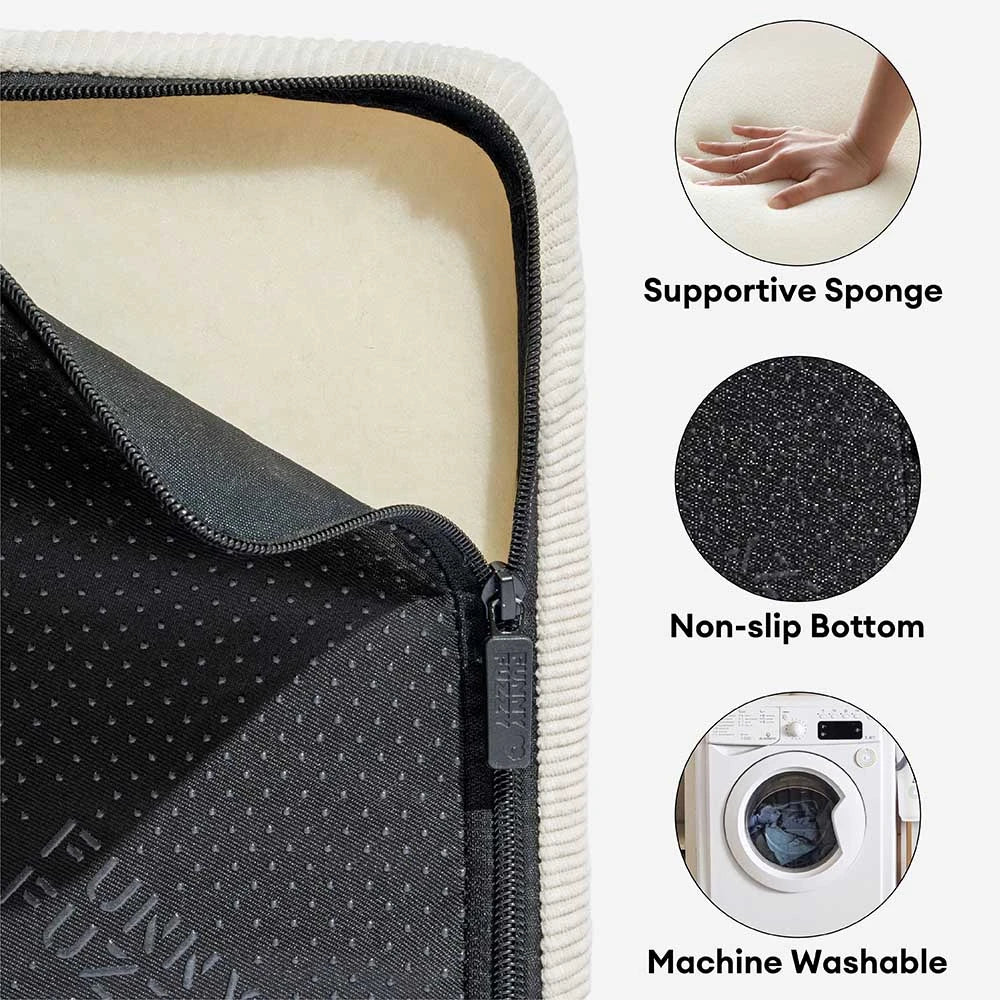 CreamyRamp Scala e Letto per Animali 2-in-1 in Morbido Plush Rimovibile