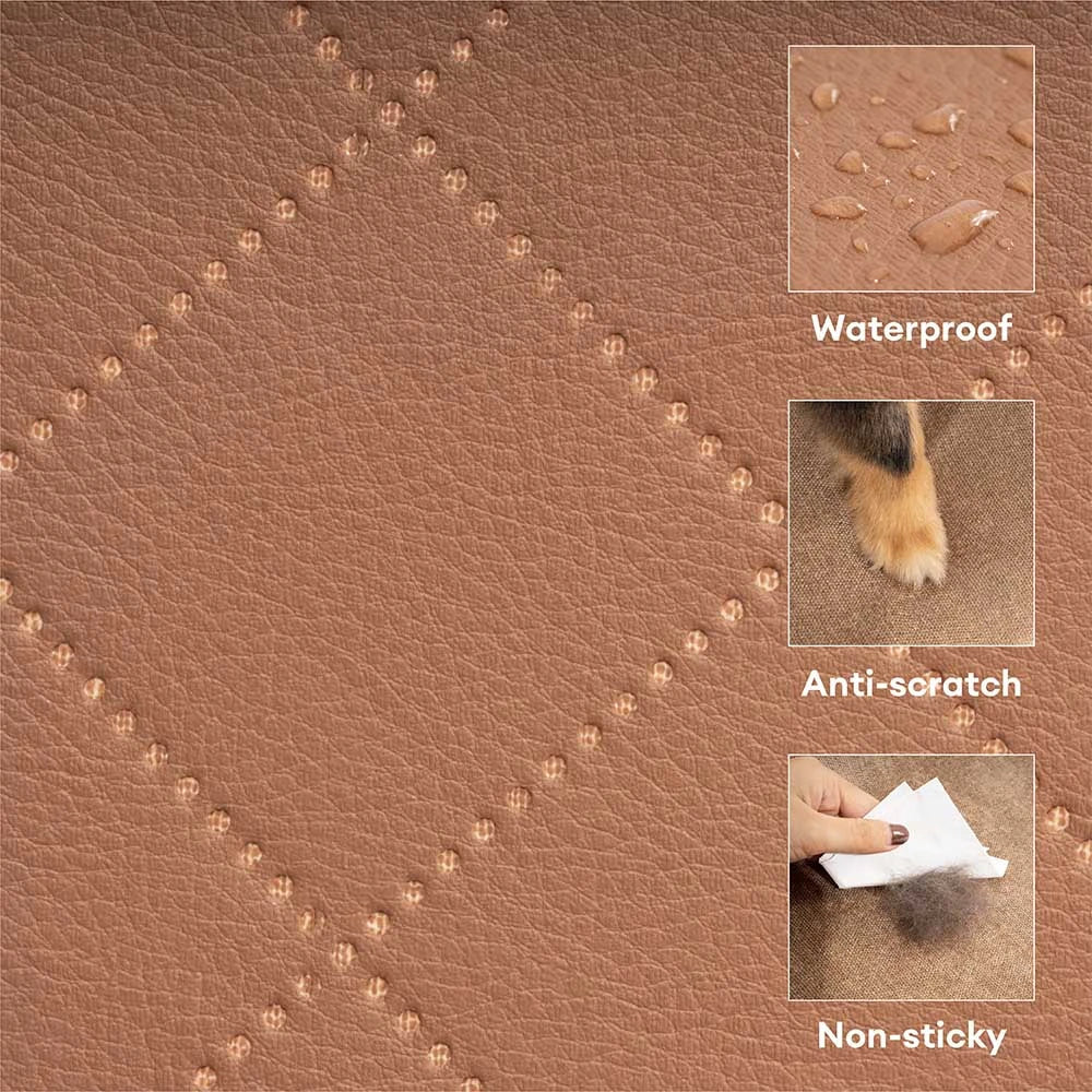 Scala per animali domestici removibile in spugna ad alta densità in similpelle - LuxeStep