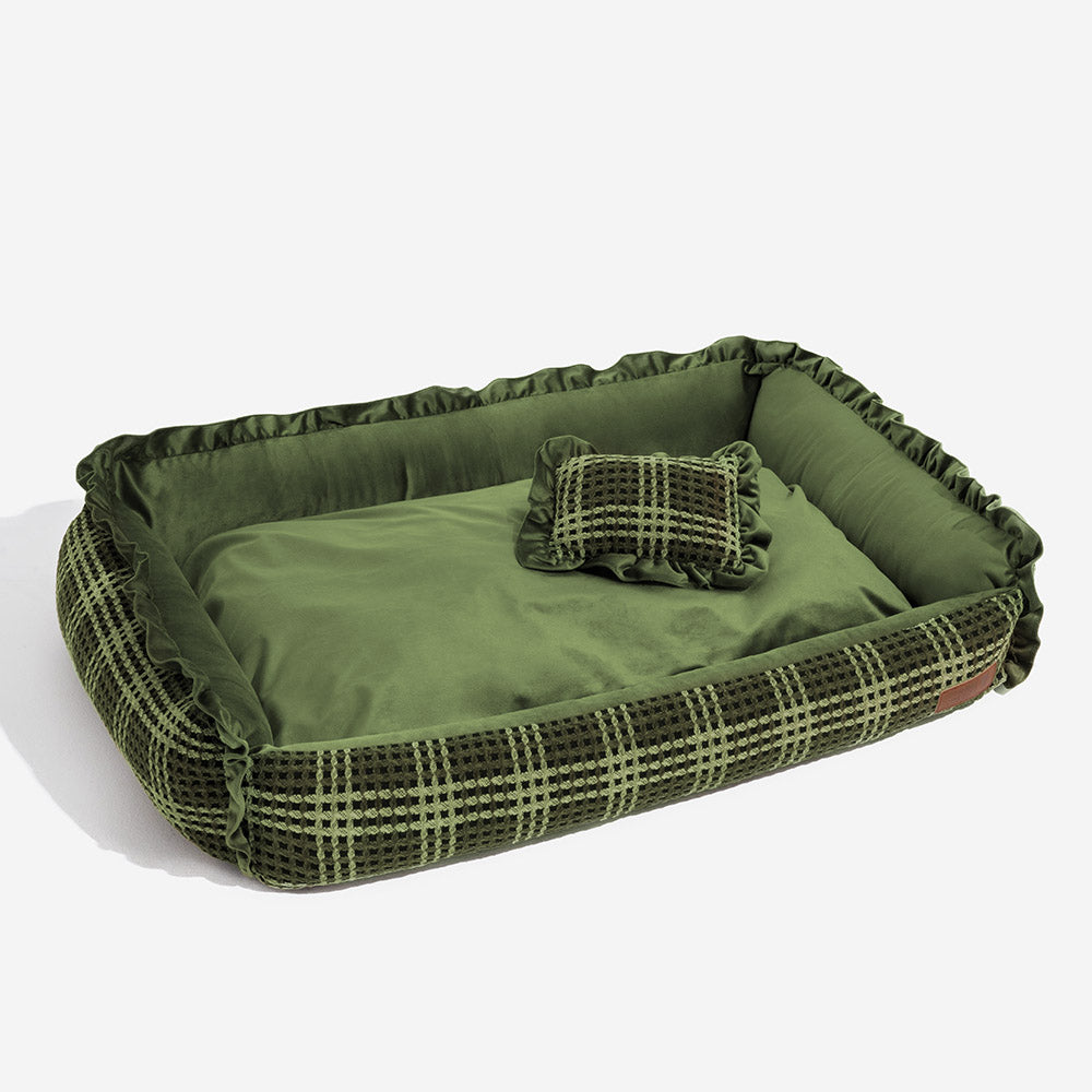 Classico lusso floreale lavabile accogliente cuscino per cani - Bliss Napper