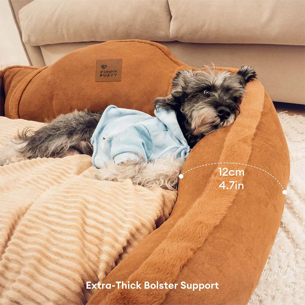 Divano per cani vintage grande accogliente e calmante