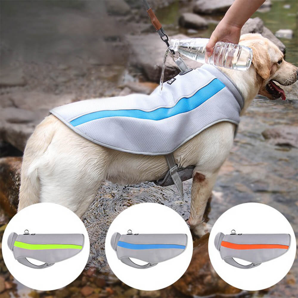 Pet dog clothes ice silk big dog cooling clothes summer anti-heatstroke cool clothes