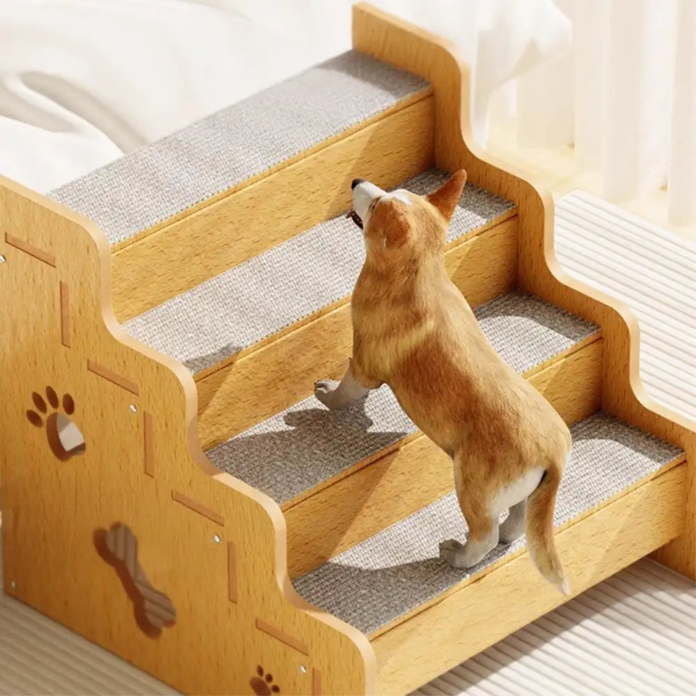 Rampa per cani in legno sicura, robusta e antiscivolo