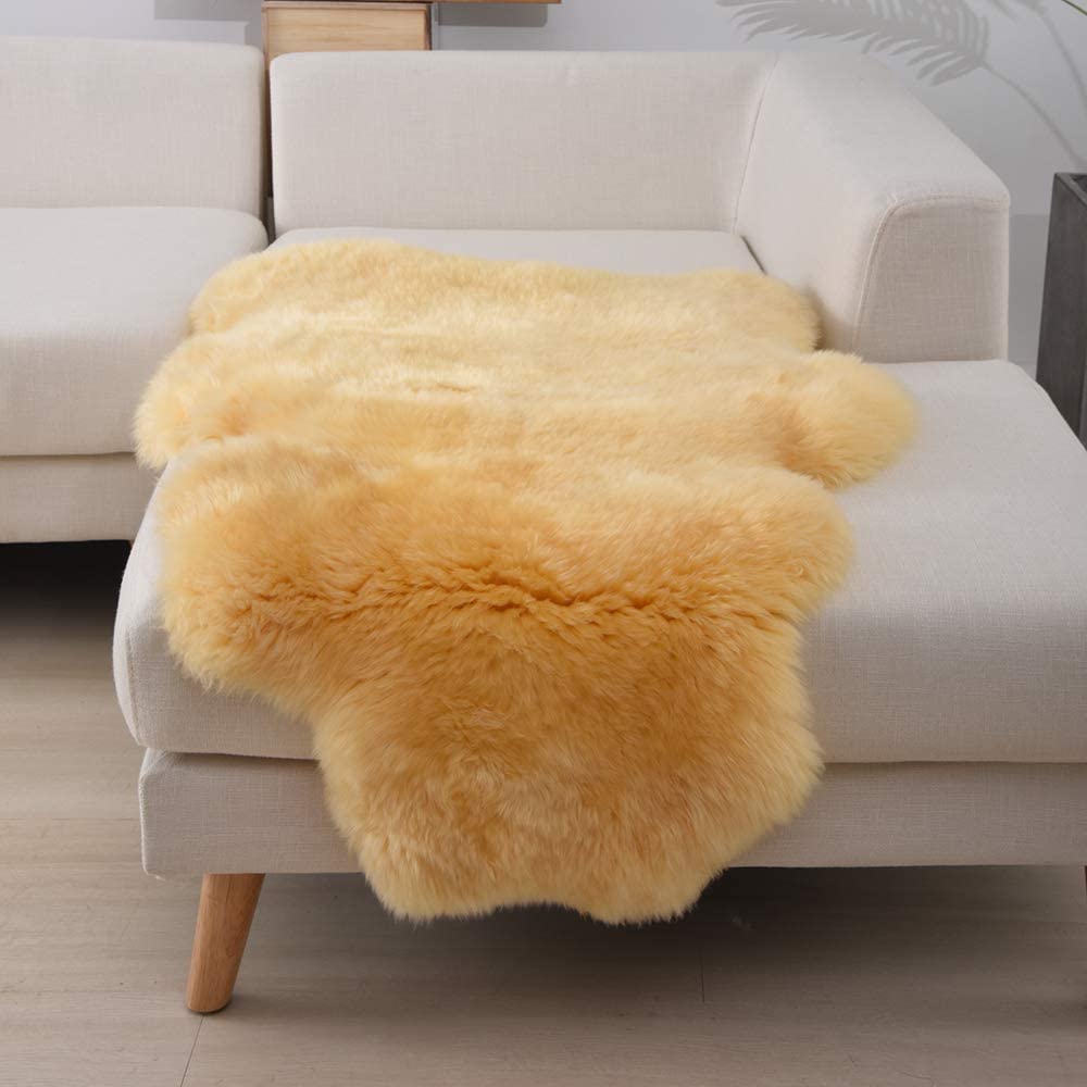 Tappeto lungo in morbido cashmere irregolare in peluche: comfort accogliente per la tua casa